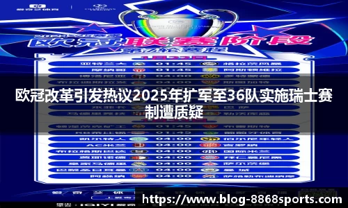 欧冠改革引发热议2025年扩军至36队实施瑞士赛制遭质疑
